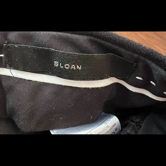 Banana Republic Sloan Slim Ankle Pants size 4 in black. 4 in-set pockets. - Picture 7 of 8